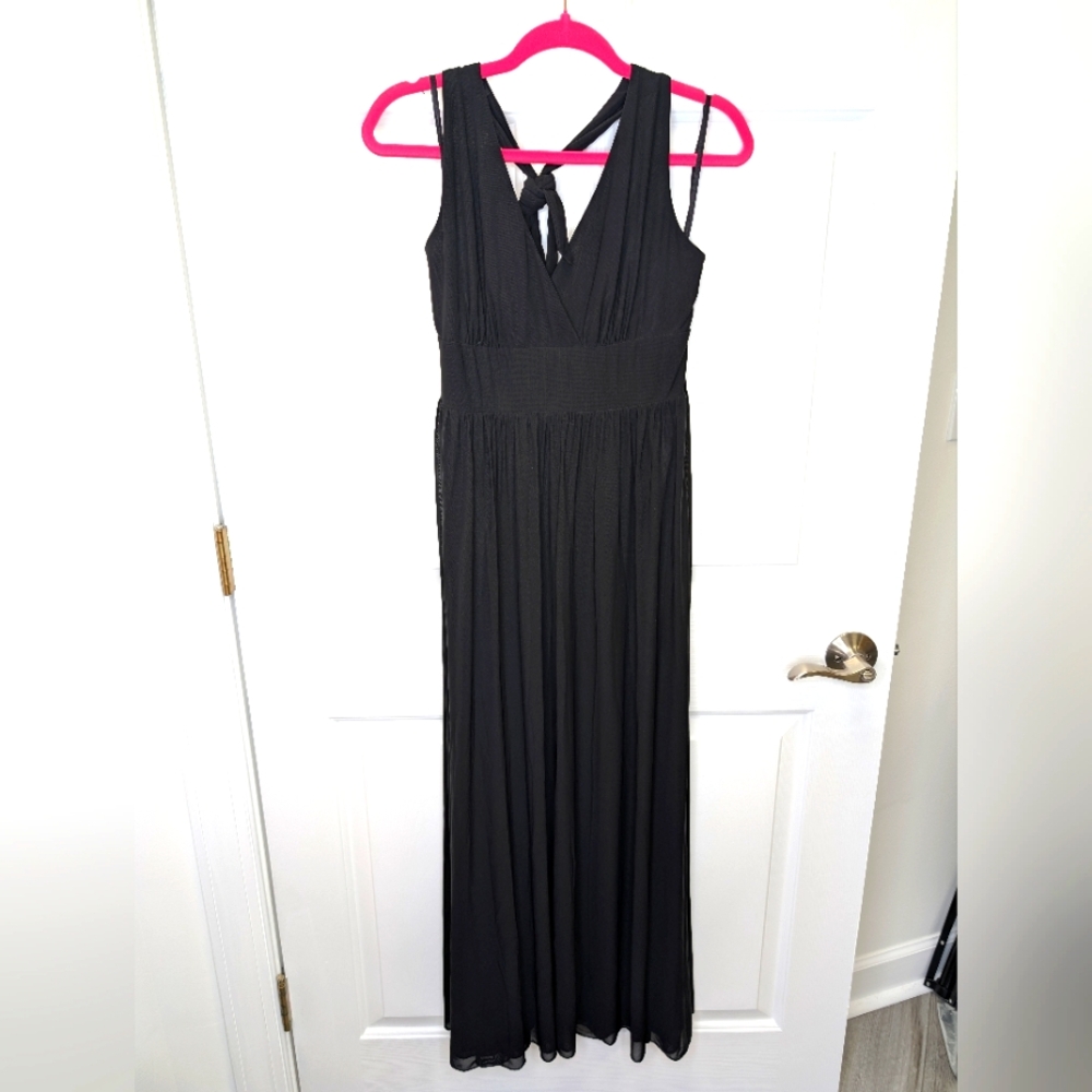 Elegant Black Maxi Dress White House Black Market